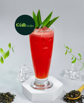 Trà Hibicus vải hoa hồng